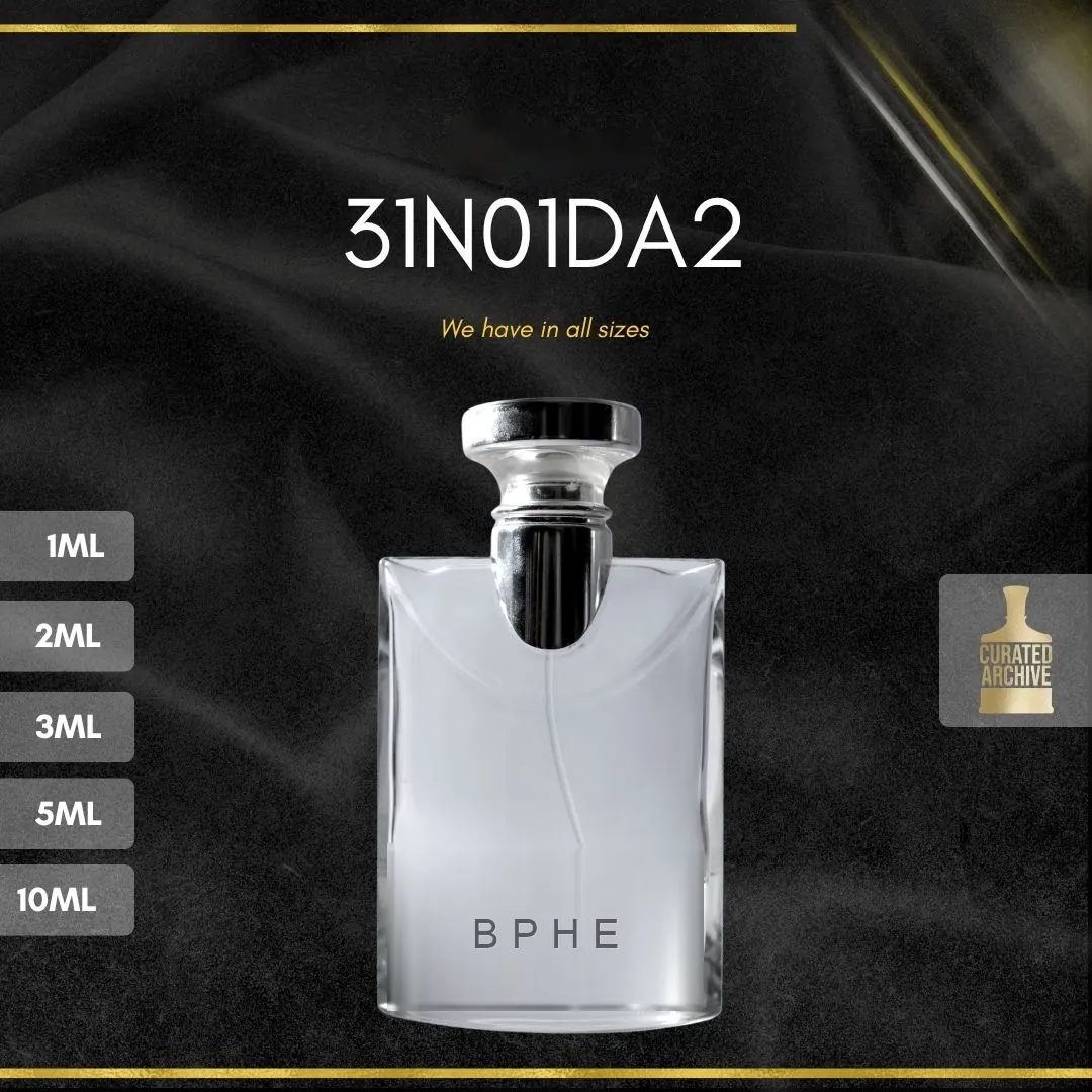 BPHE 31N01DA2 fragrance bottle, decants from 1ml to 10ml