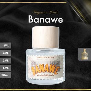 Banawe fragrance bottle, decants from 1ml to 10ml