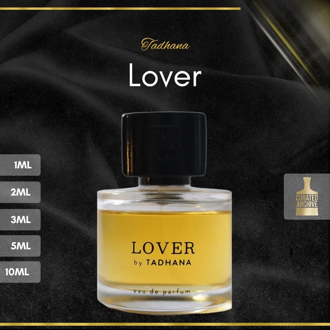 Tadhana Lover fragrance bottle, decants from 1ml to 10ml