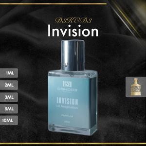 Invision D3KOD3 fragrance bottle, decants from 1ml to 10ml