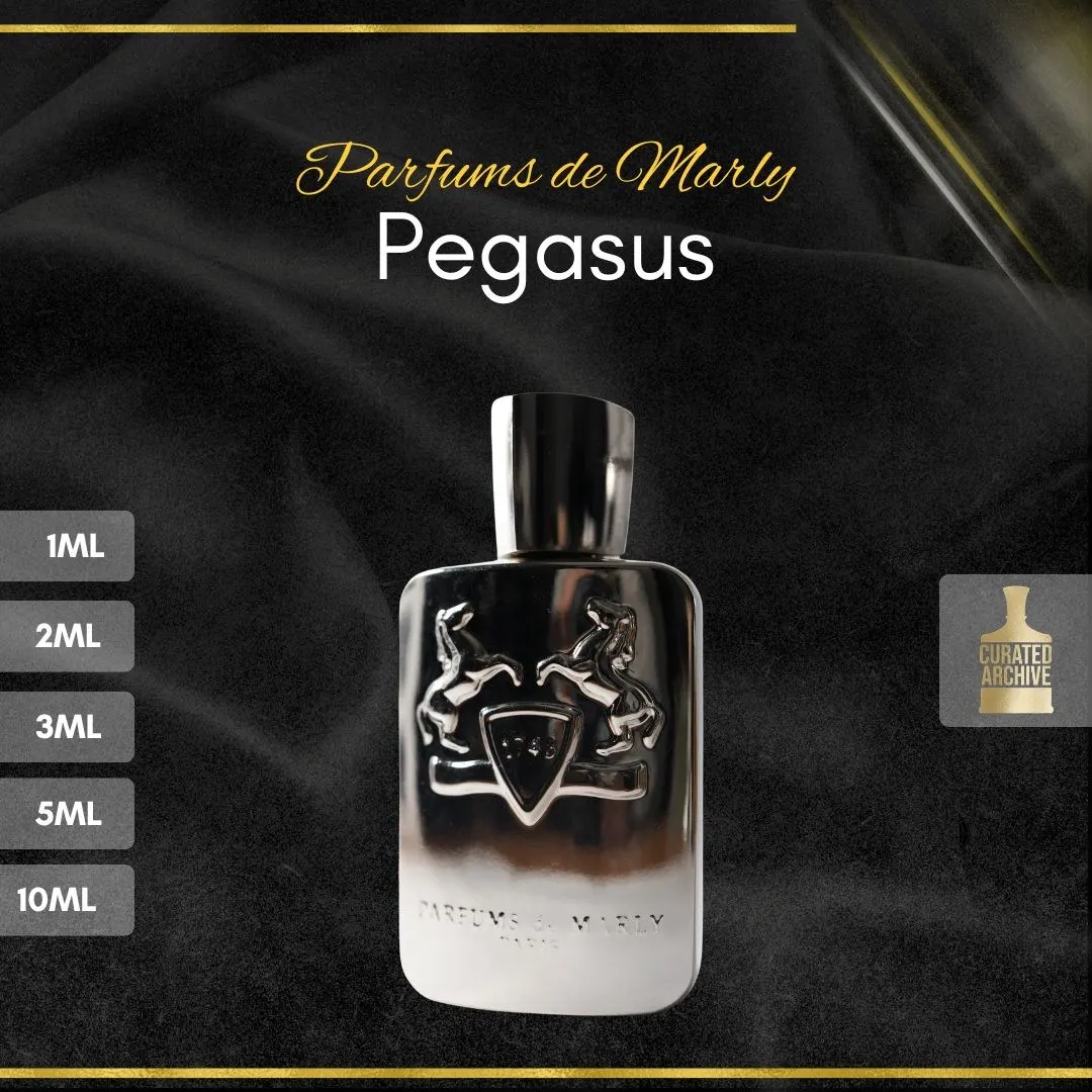 Pegasus fragrance bottle, decants from 1ml to 10ml