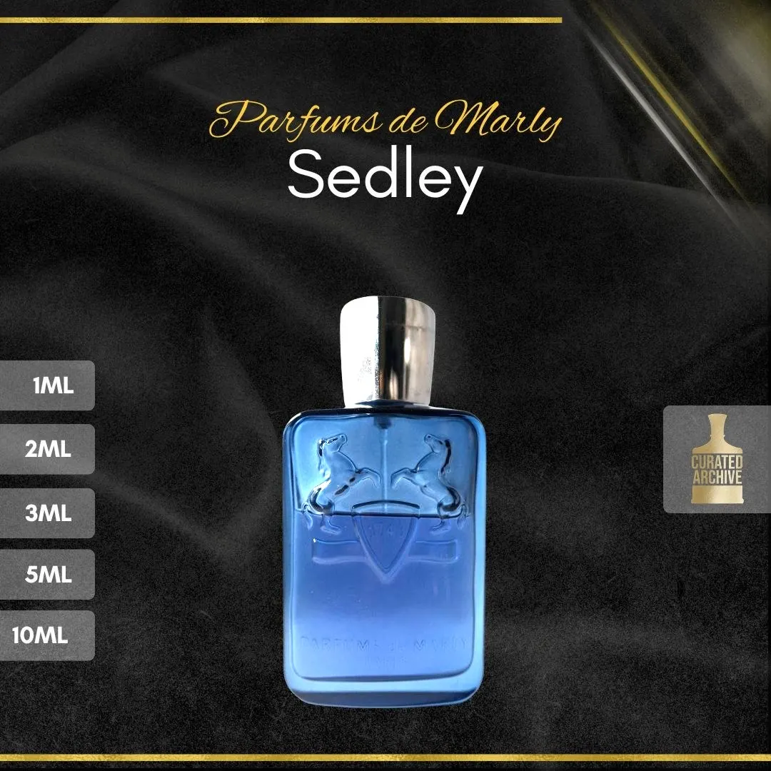 Sedley fragrance bottle, decants from 1ml to 10ml