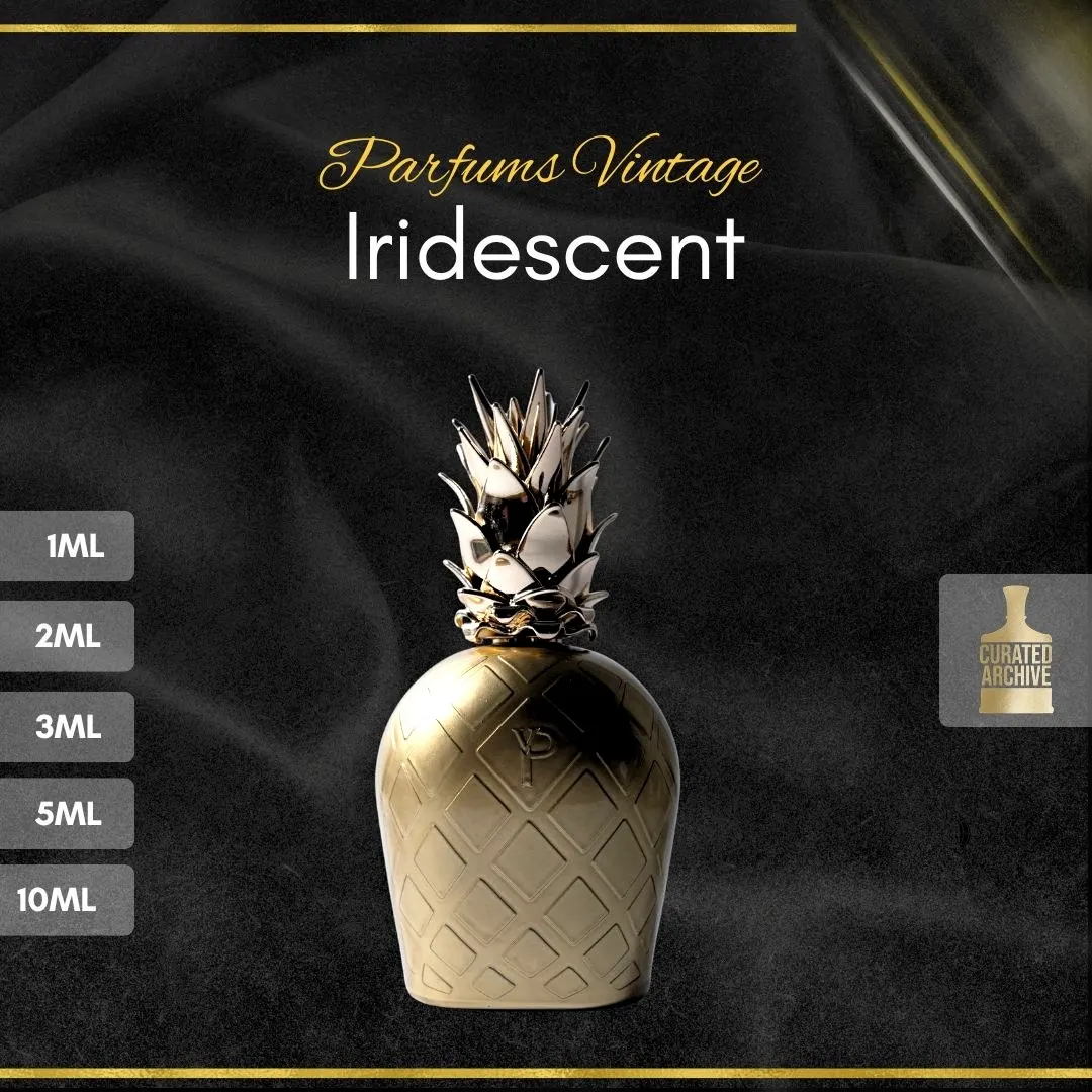 Parfums Vintage Iridescent fragrance bottle, decants from 1ml to 10ml