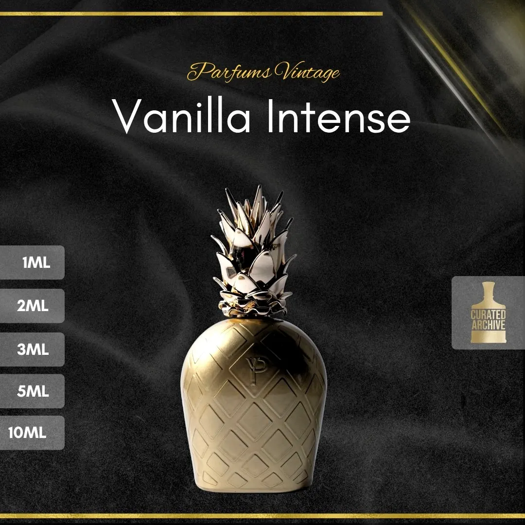 Parfums Vintage Vanilla Intense fragrance bottle, decants from 1ml to 10ml