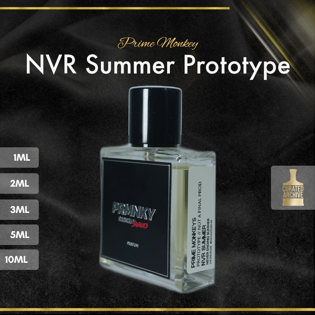 Prime Monkey NVR Summer fragrance bottle, decants from 1ml to 10ml