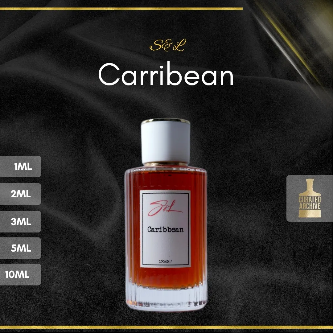 S&L Carribean fragrance bottle, decants from 1ml to 10ml