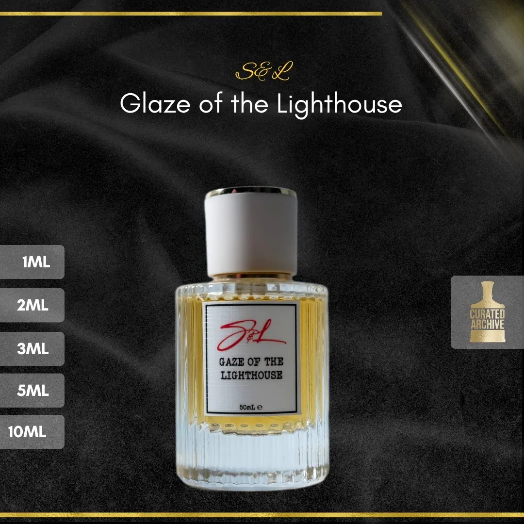 S&L Glaze of the Lighthouse fragrance bottle, decants from 1ml to 10ml