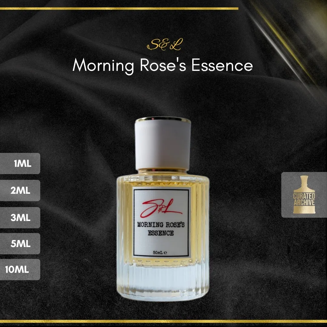 S&L Morning Rose's Essence fragrance bottle, decants from 1ml to 10ml