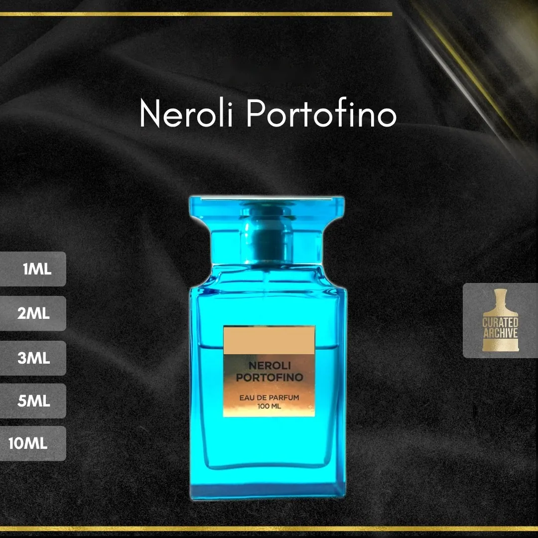 Tom Ford Neroli Portofino fragrance bottle, decants from 1ml to 10ml